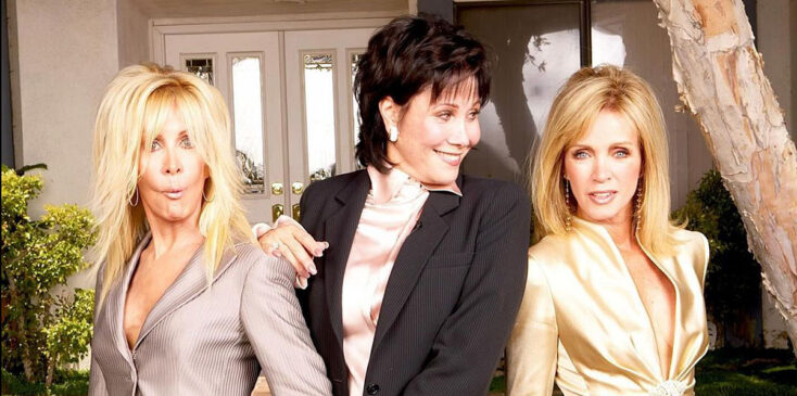 Joan Van Ark, Michele Lee, and Donna Mills