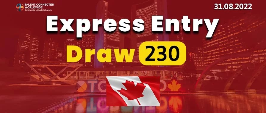 Canada Express Entry Latest Draw 230 Tcww