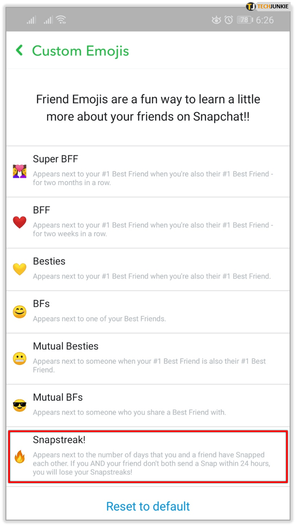 How To Change Streak Emojis In Snapchat