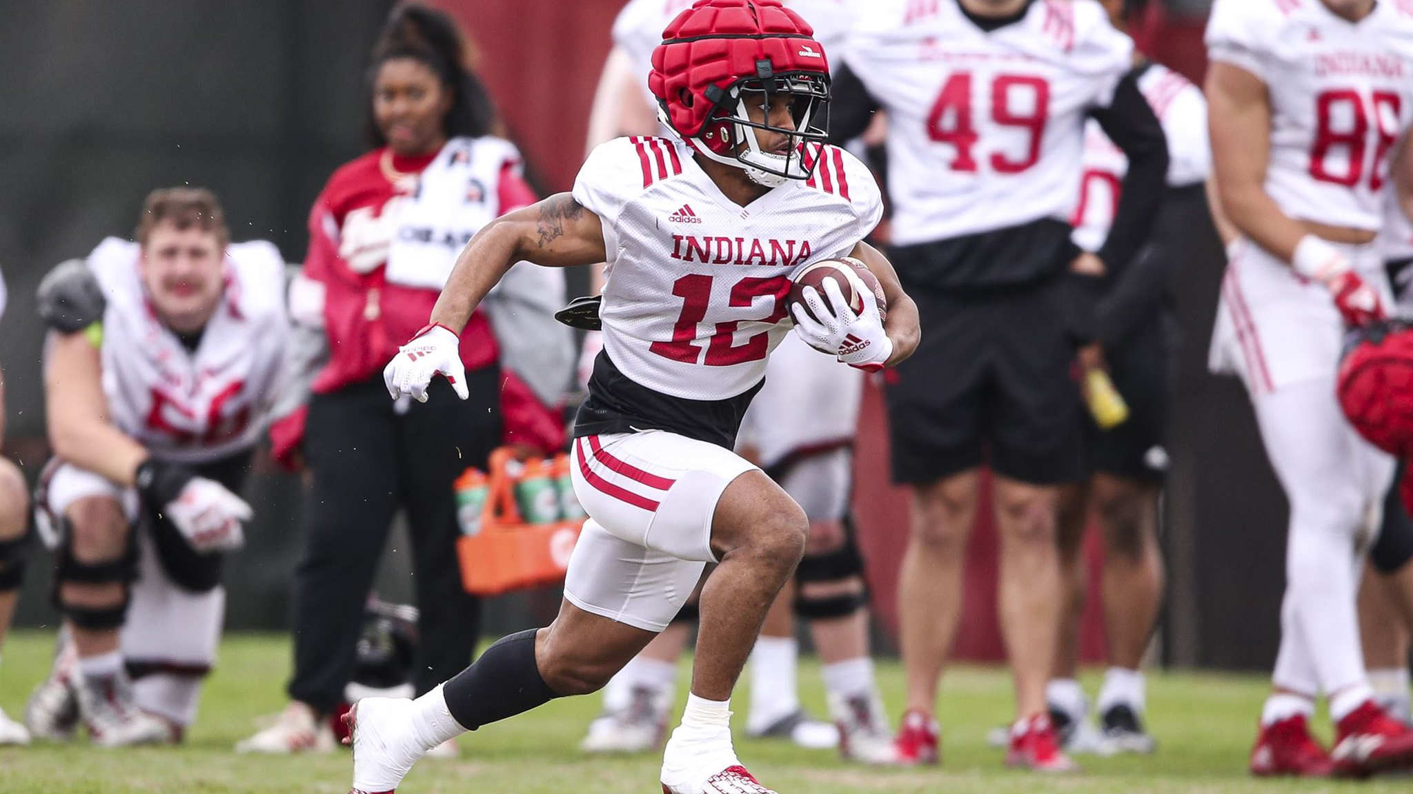Iu Football 17 Year Old Jaylin Lucas Is Fastest Player On The Team Ready To See The Field The Daily Hoosier