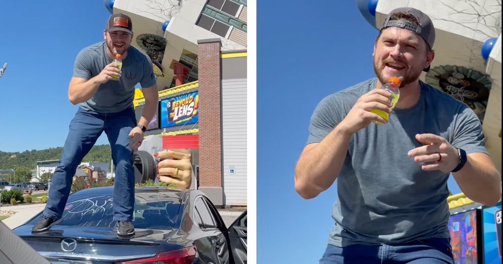 Singer Brandon Davis Spotted In The Smokies In Viral Concert Challenge