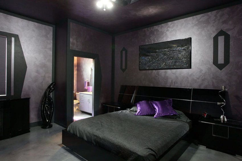 15 Inspirational And Exotic Black Bedroom Designs