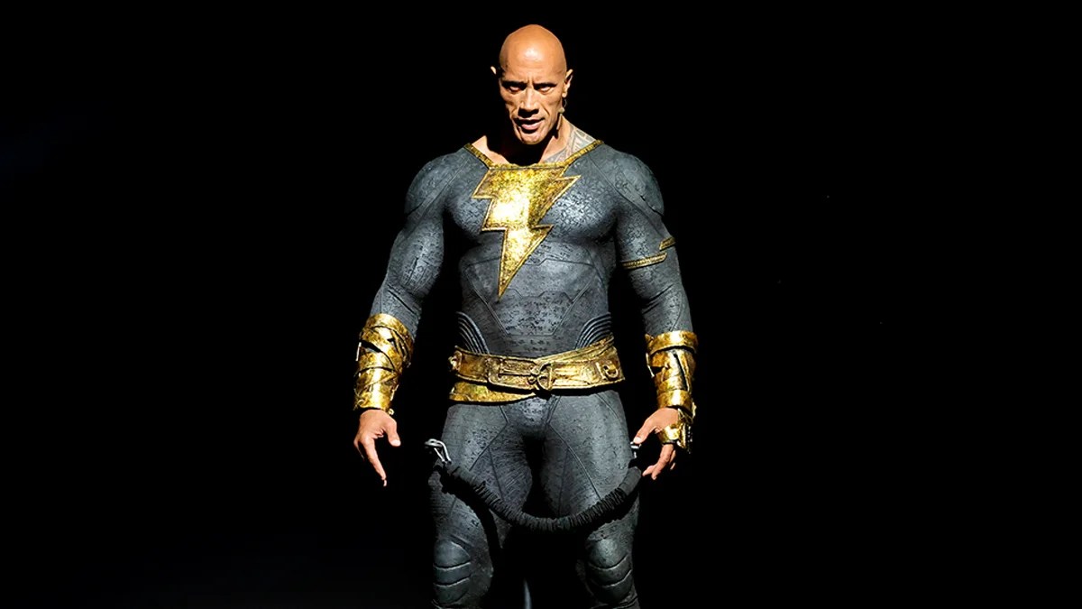 Dwayne Johnson speaks onstage at the Warner Bros. theatrical session with "Black Adam" and "Shazam: Fury of the Gods" panel during 2022 Comic Con International: San Diego at San Diego Convention Center on July 23, 2022 (Getty Images)