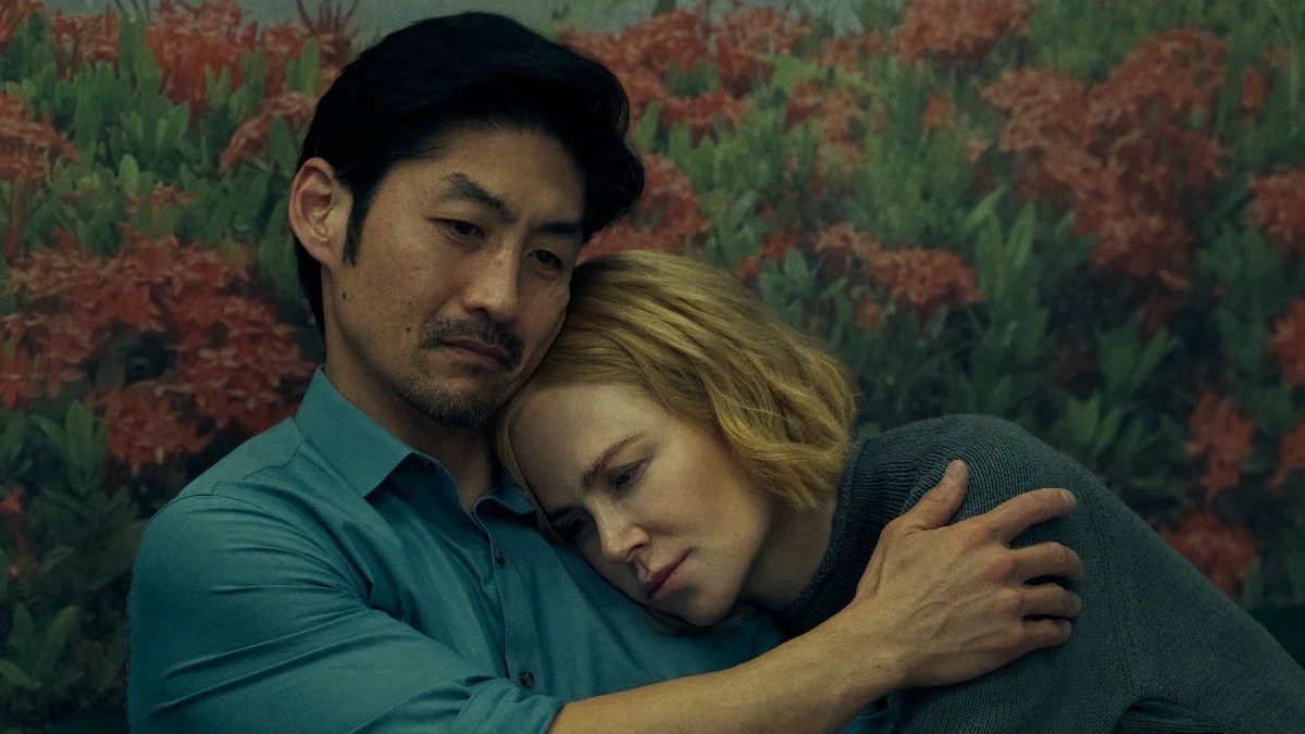 Clark (Brian Tee) and Margaret (Nicole Kidman) in "Expats" (Prime Video)