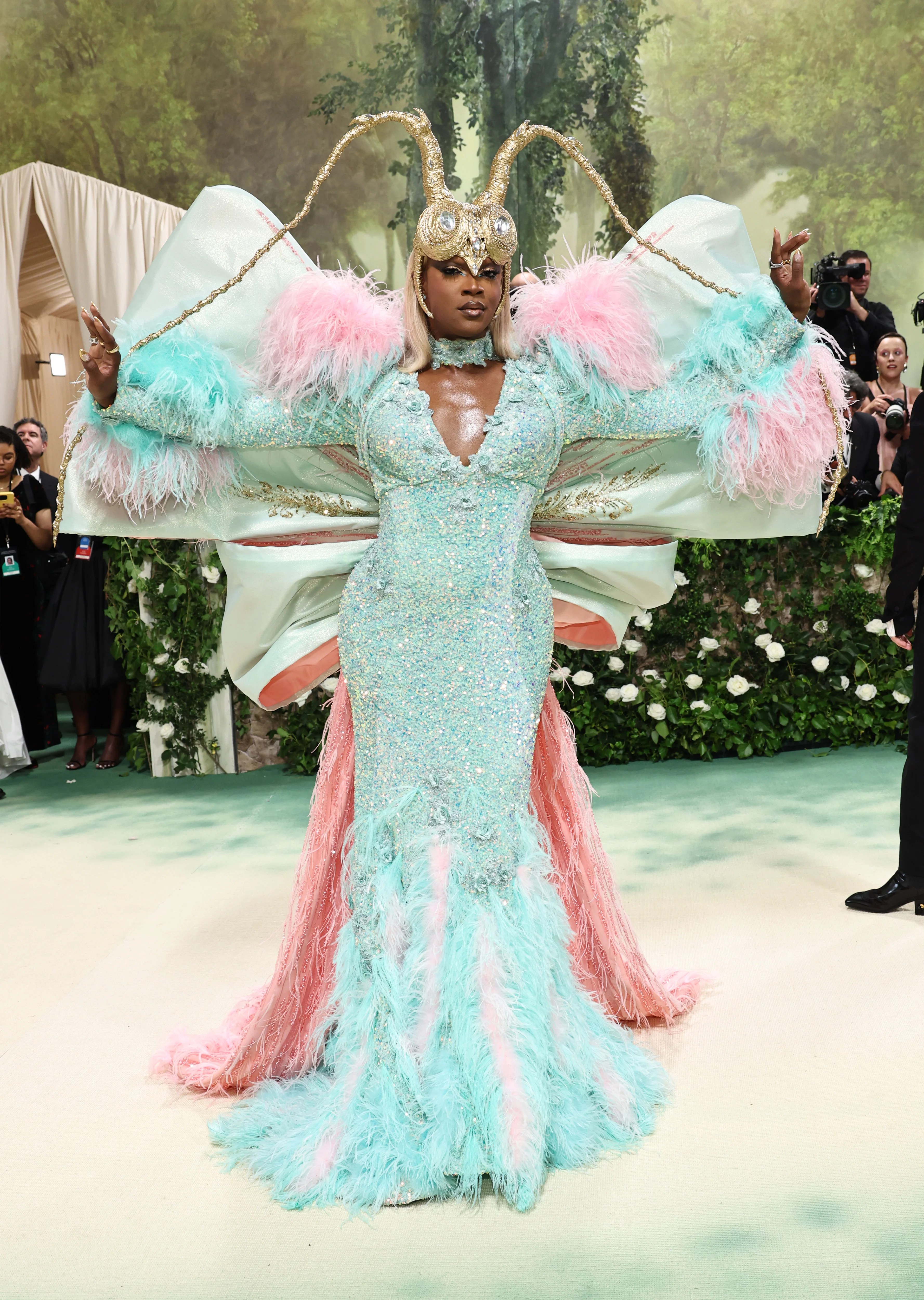 J. Harrison Ghee attends The 2024 Met Gala Celebrating "Sleeping Beauties: Reawakening Fashion" at The Metropolitan Museum of Art on May 06, 2024 in New York City.