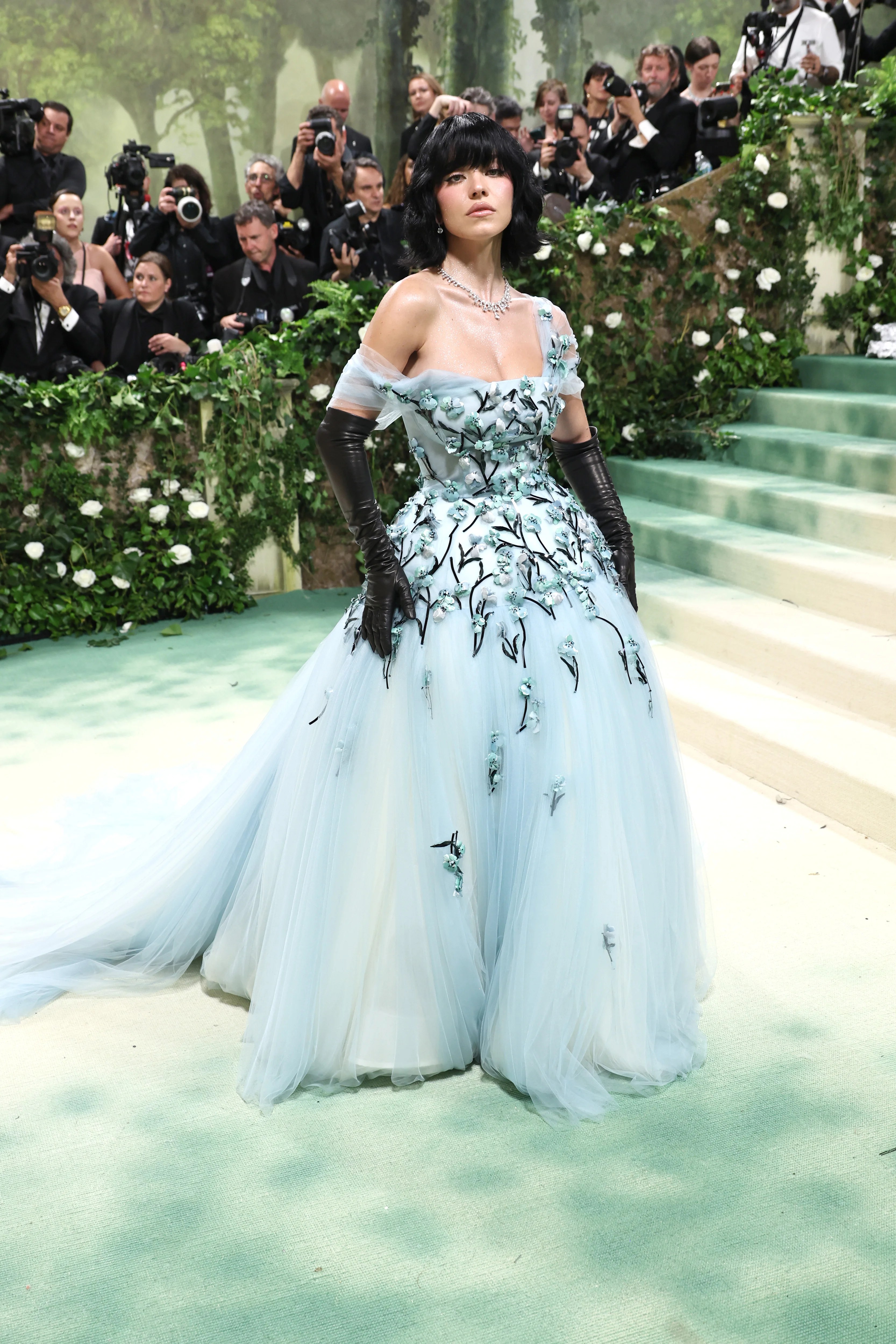 Sydney Sweeney attends The 2024 Met Gala Celebrating "Sleeping Beauties: Reawakening Fashion" at The Metropolitan Museum of Art on May 06, 2024 in New York City.