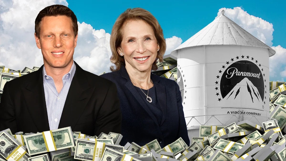 Skydance Media CEO David Ellison and National Amusements President Shari Redstone