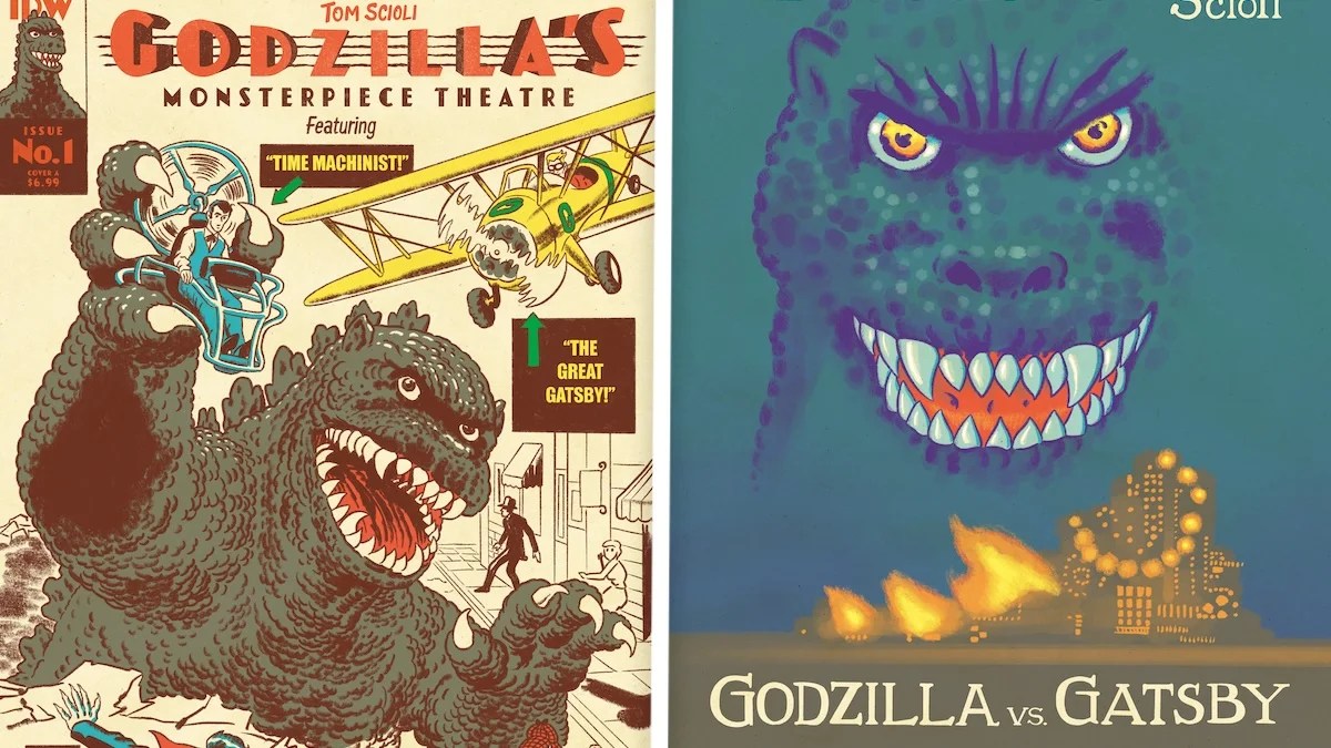 Godzilla Takes on the Great Gatsby and Sherlock Holmes in ‘Monsterpiece Theatre’ Comic | Exclusive