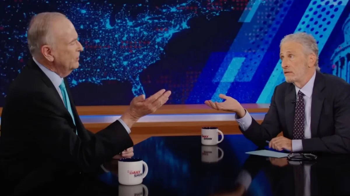 Jon Stewart Walks Off Laughing in Middle of Bill O’Reilly Interview | Video