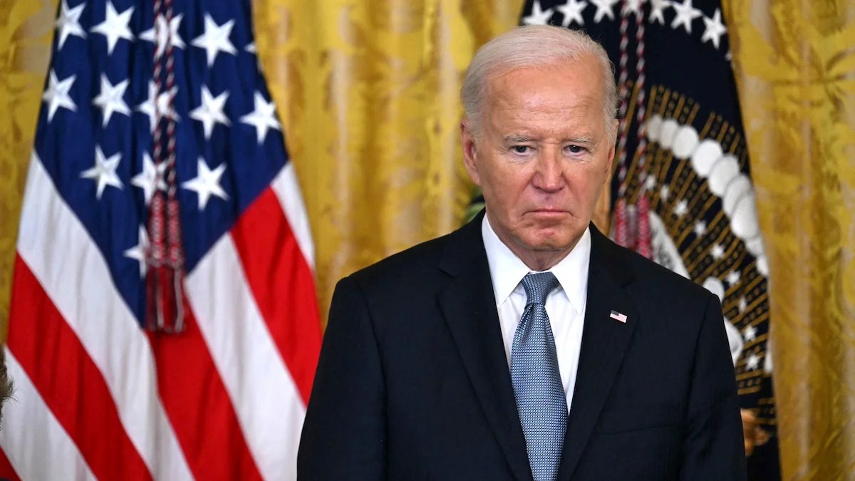 President Joe Biden on July 3, 2024. (CREDIT: Jim WATSON / AFP)