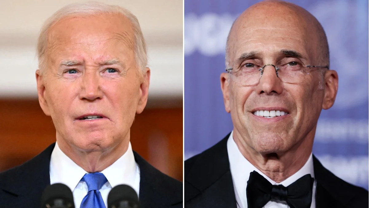 Jeffrey Katzenberg Says It’s ‘Bittersweet’ to Watch Biden Step Aside, but It Was ‘The Right Thing to Do’