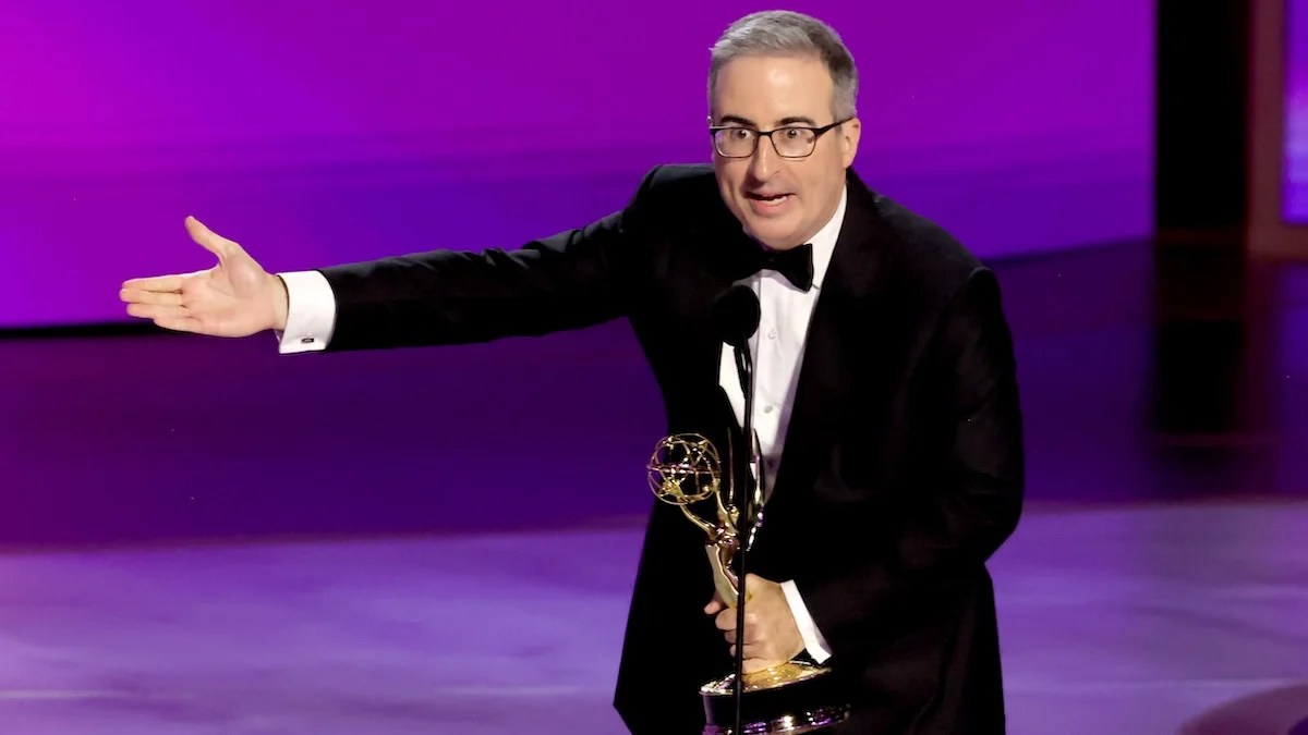 Emmys Producers Apologize for Playing Off John Oliver’s Speech – and the Dead Dog Too