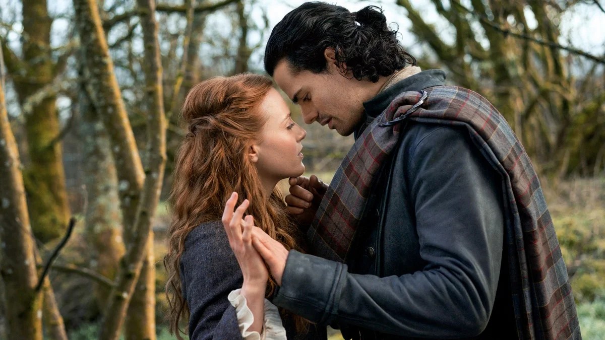 Brian and Ellen from OUTLANDER: BLOOD OF MY BLOOD