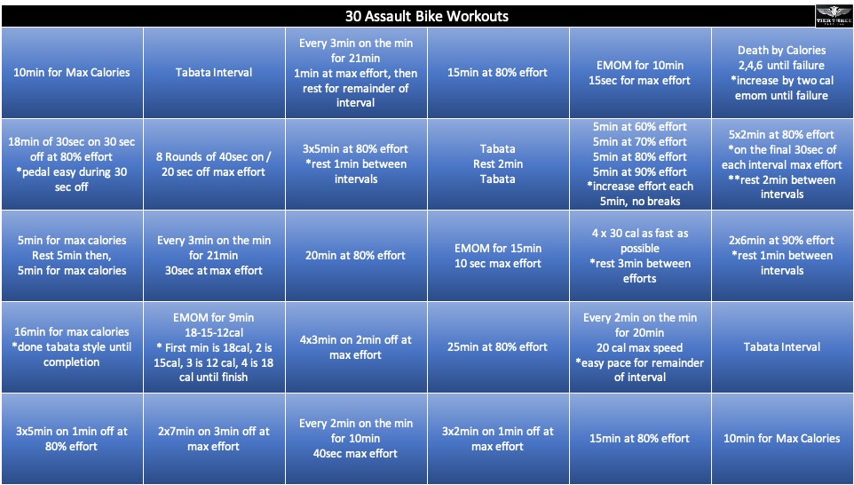 Quick Assault Bike Workouts Deals Discounts 50 Off Edac Com Au