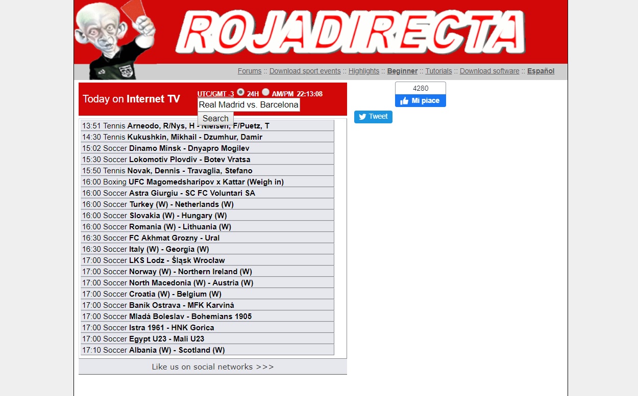 Rojadirecta Streaming Gratis Segui I Match In Diretta Live