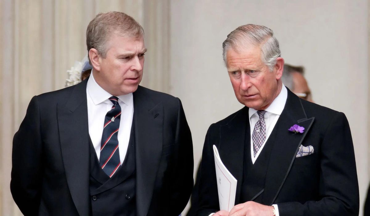 King Charles and Prince Andrew - 04.06.2024