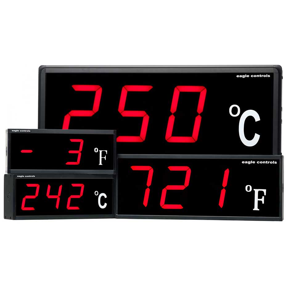 LED-Temperature-Displays