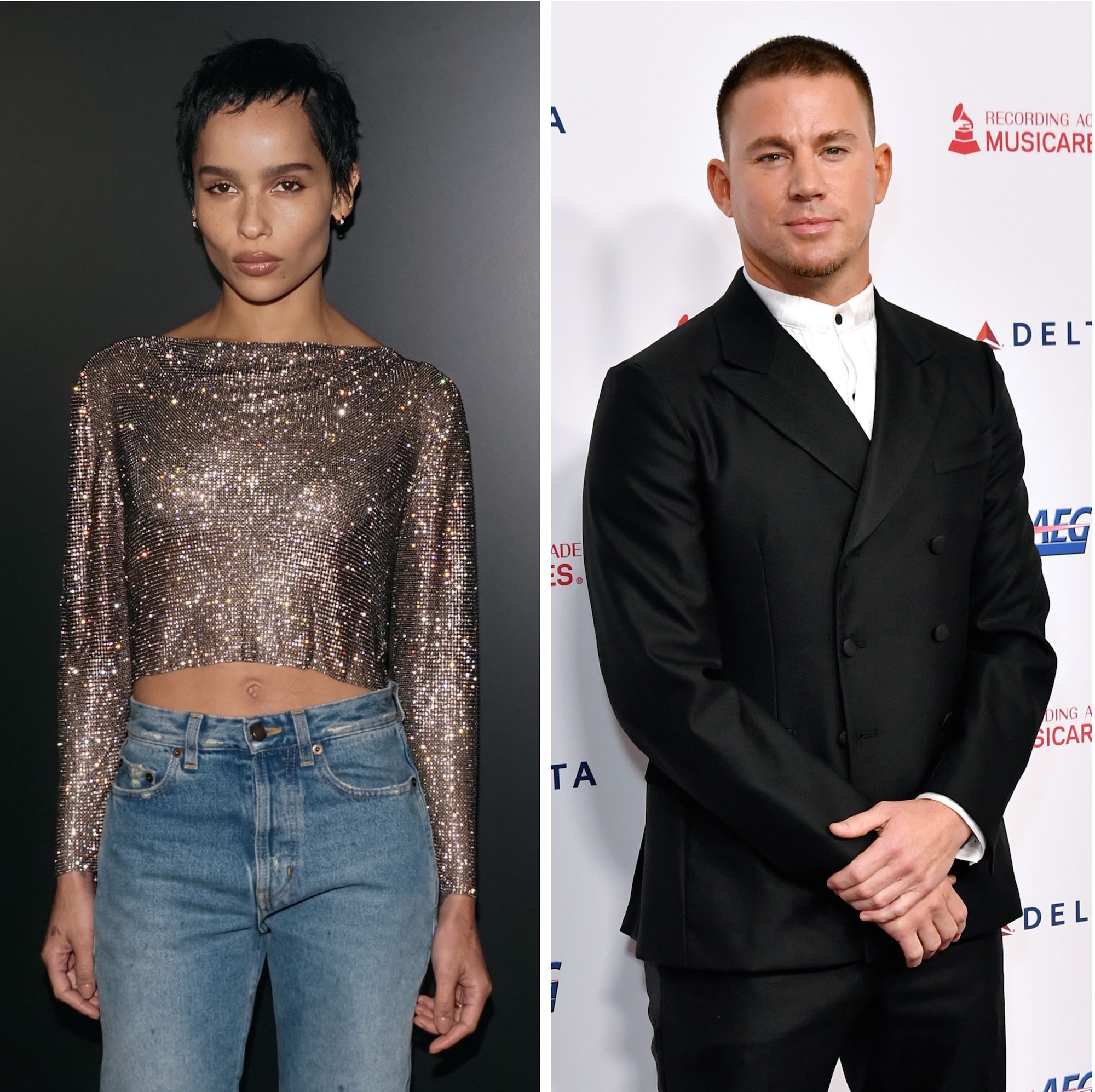 Zoe Kravitz Channing Tatum Rencontres Montrer Pda Sur Bike Ride Crumpe