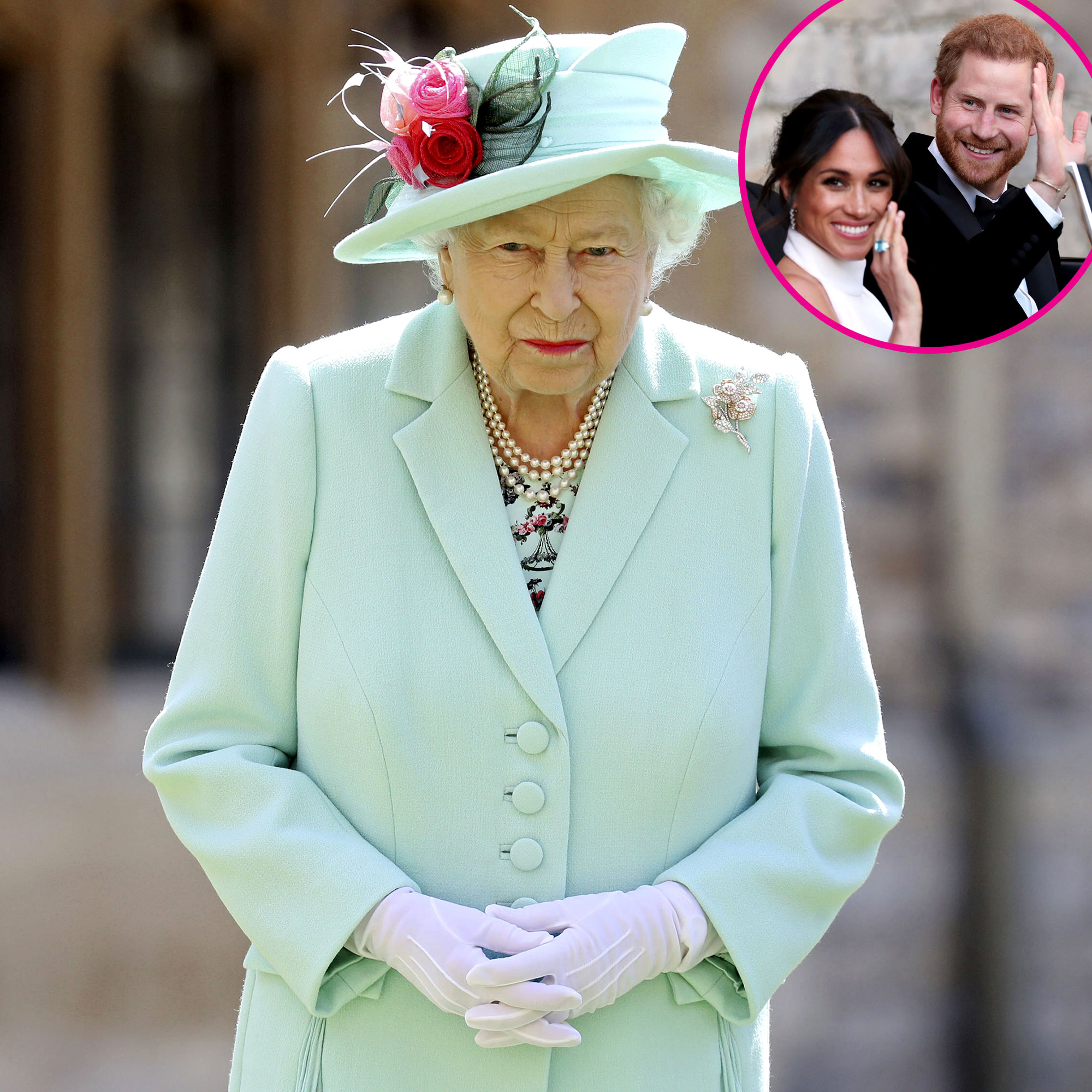Queen Elizabeth Ii Meets Lilibet For 1st Time As Meghan Harry Visit