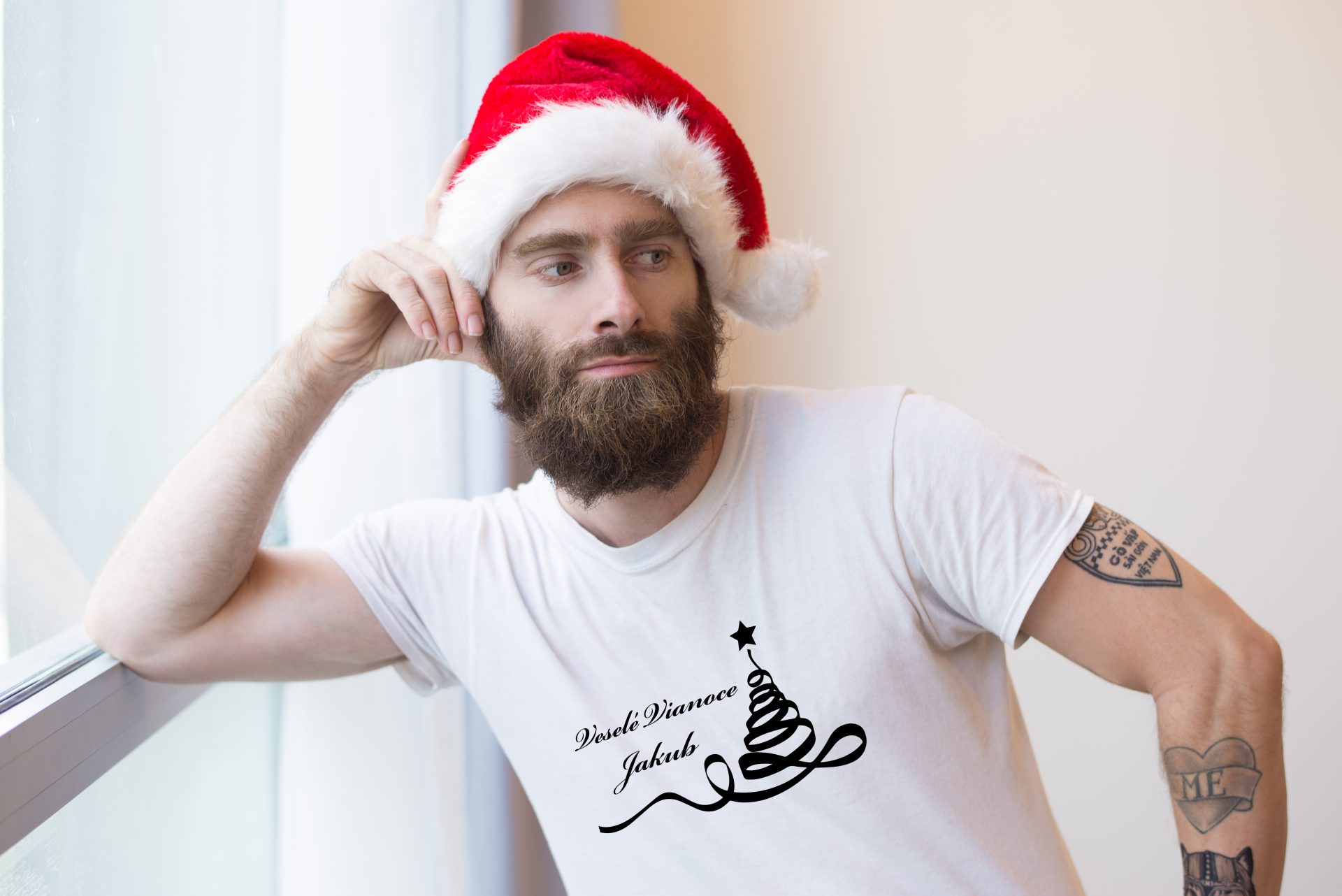 Tričko Veselé Vianoce s menom