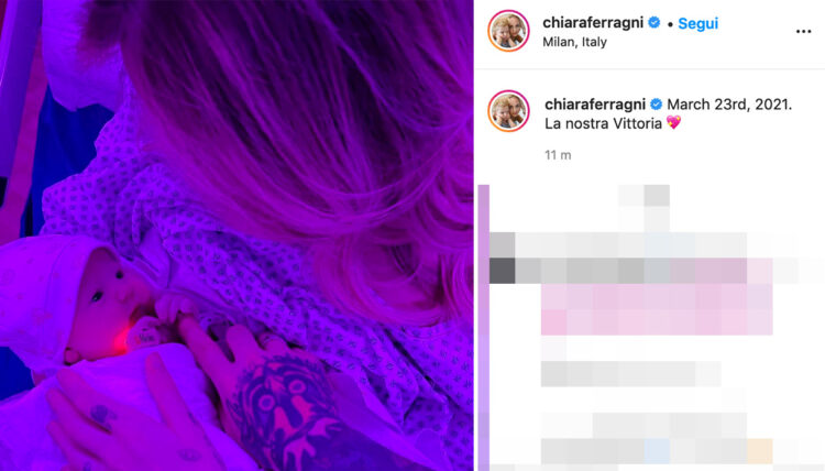 E Nata Vittoria Secondogenita Di Chiara Ferragni E Fedez Radiovenezia