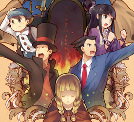 New Professor Layton Vs Phoenix Wright Ace Attorney Teaser Trailer Presented As Evidence Vooks