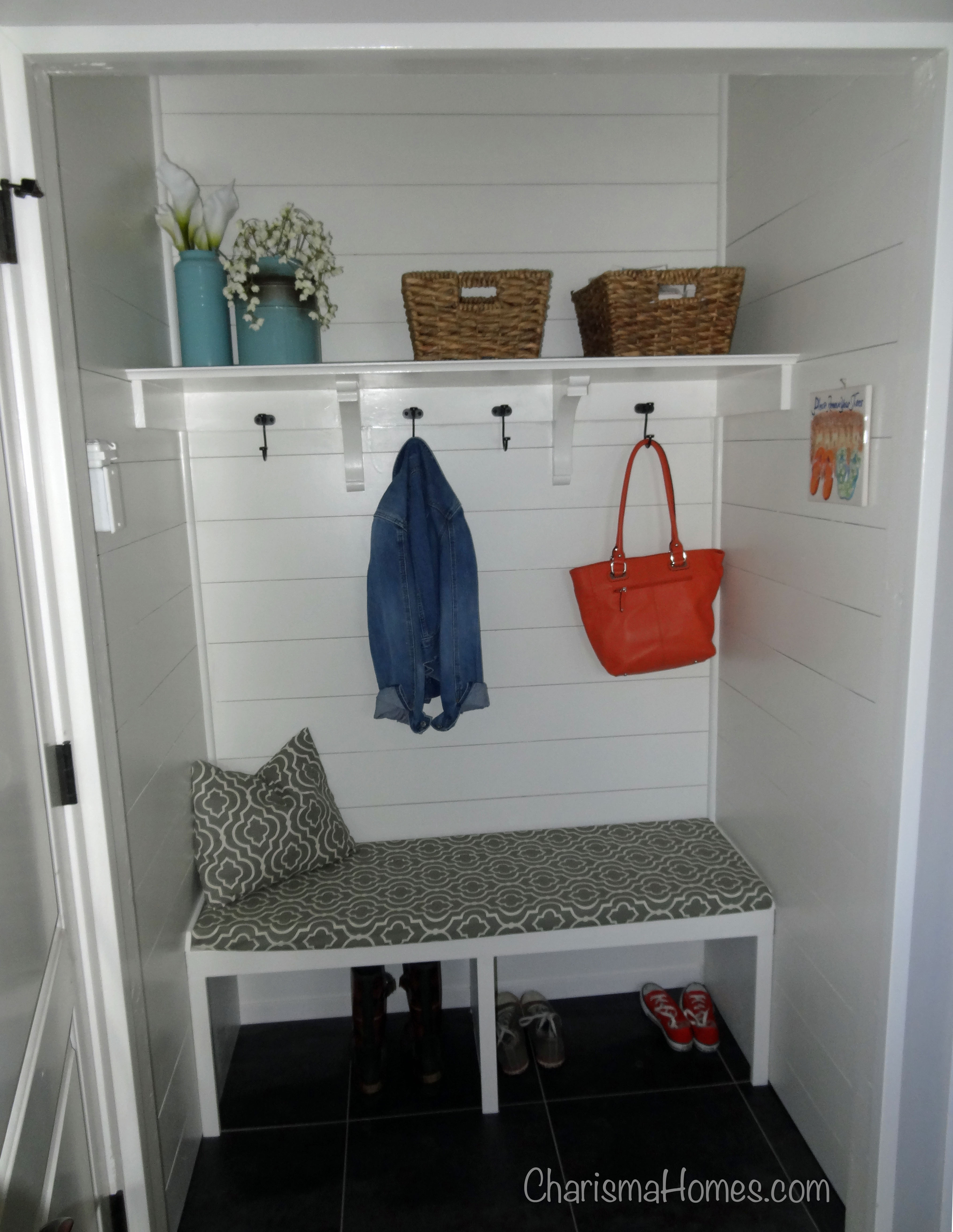 Mudroom Closet Reveal Welsh Design Studio