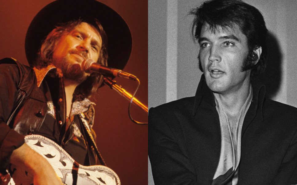 Waylon Jennings Recalls Being Crazy About Elvis Presley The King Covering His Song You Asked Me To In The Mid 70s Whiskey Riff