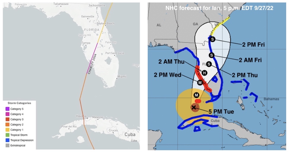 Ian Makes A Break Toward Florida Catastrophic Rains Expected Yale Climate Connections