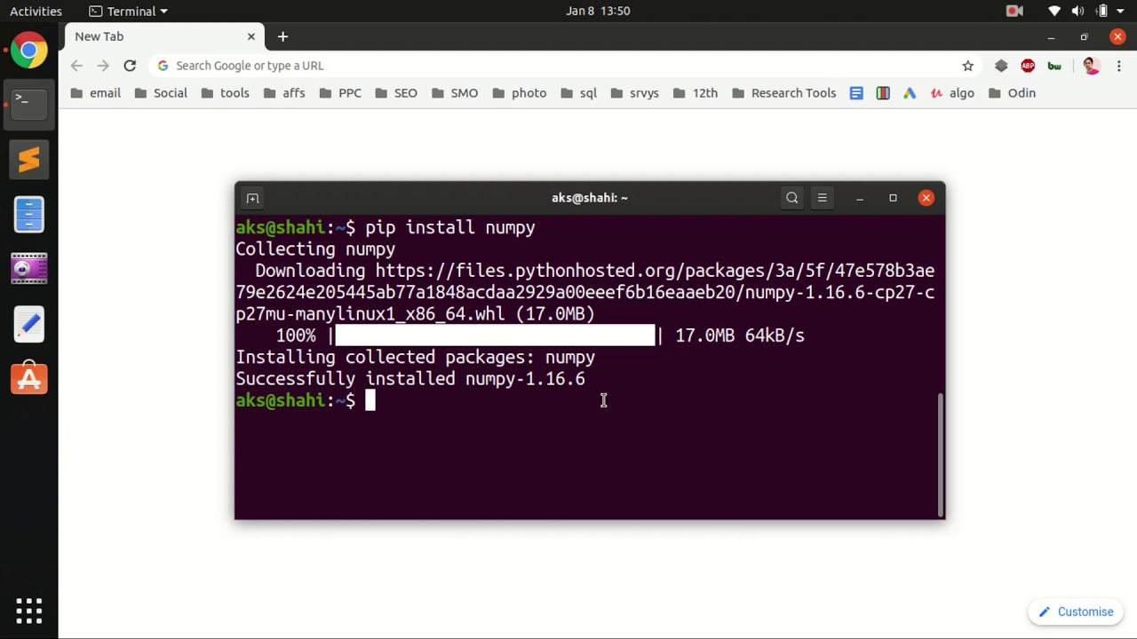 Install Numpy Pandas Matplotlib And Mysql Connector Youtube - Riset