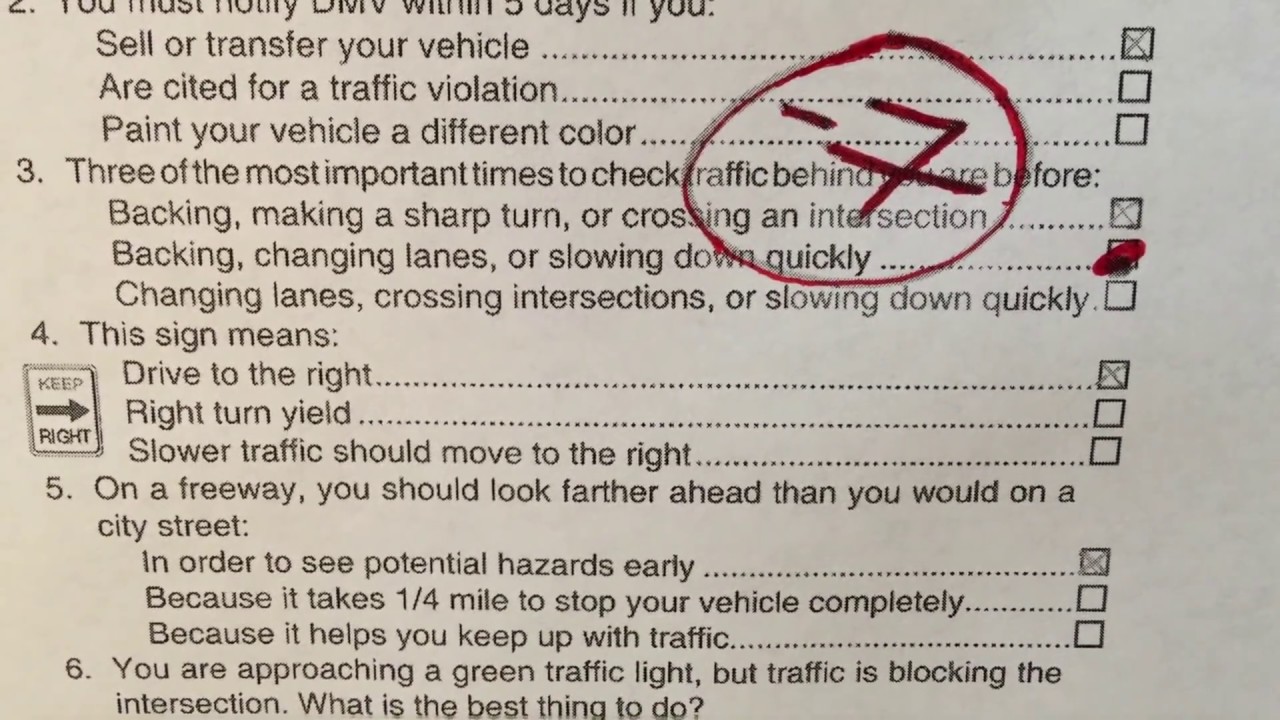 2020 California Dmv Written Permit Practice Test 1 Ca Dmv Written Sns-Brigh10