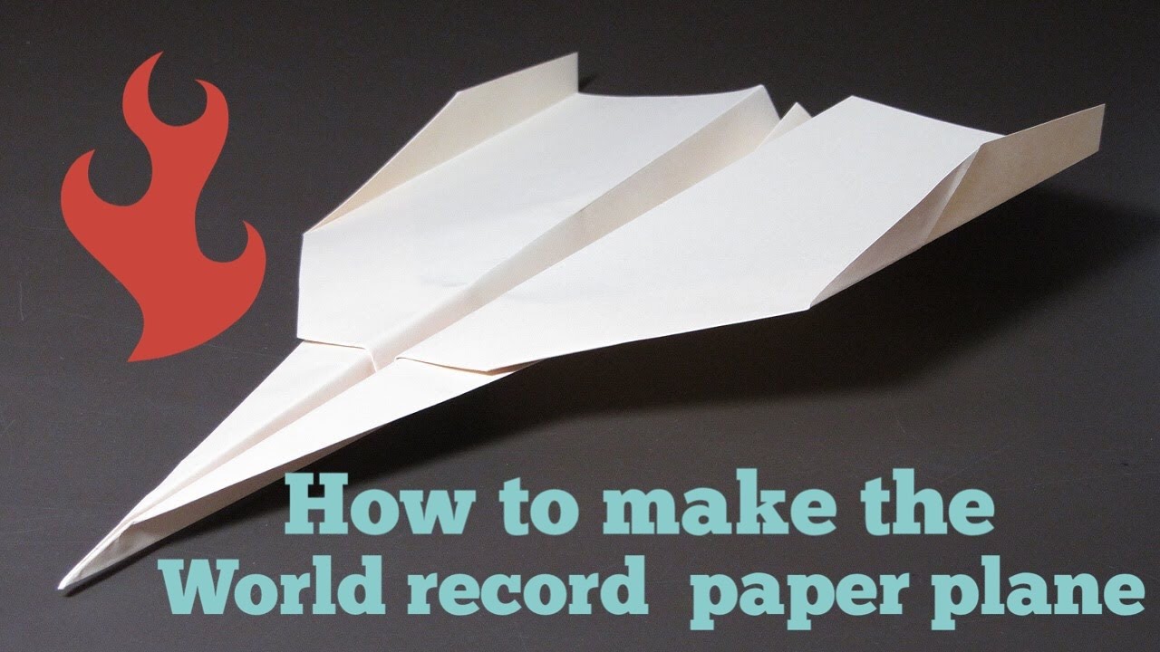 how-to-fold-a-world-record-paper-airplane-airplanes-origami-and-craft