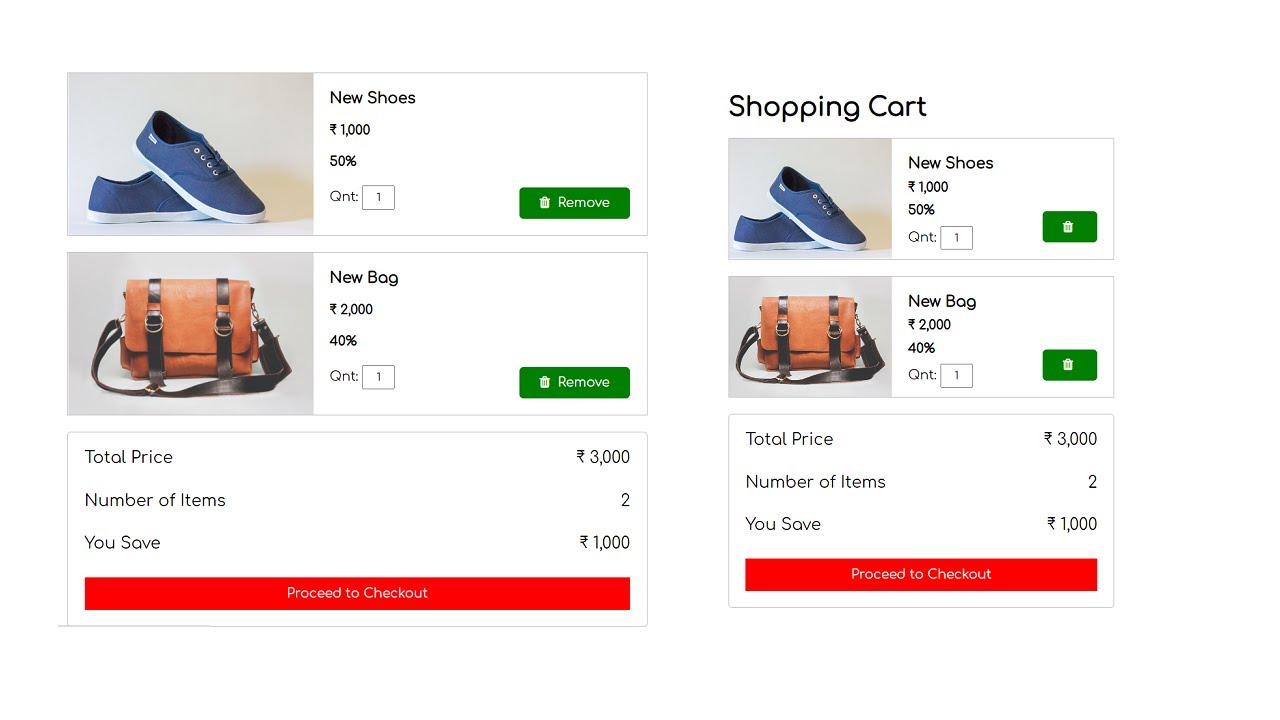 How To Make Shopping Cart Using Html And Css Design Shopping Basket