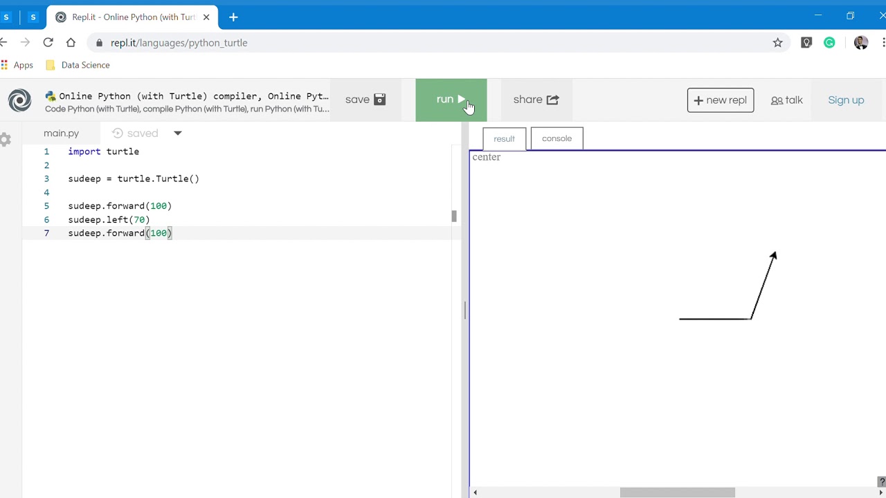 How To Draw A Square And Rectangle In Python Using Turtle Library