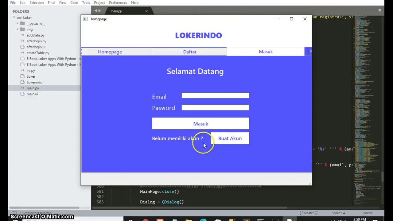 Project Gui With Python Pyqt5 And Sqlite Database Youtube - Gambaran