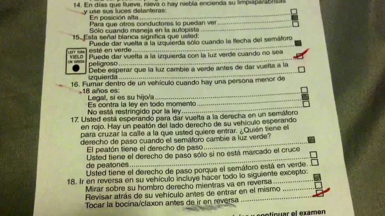 Preguntas Y Respuestas Del Examen Teorico De Manejo 2023 Licencia De