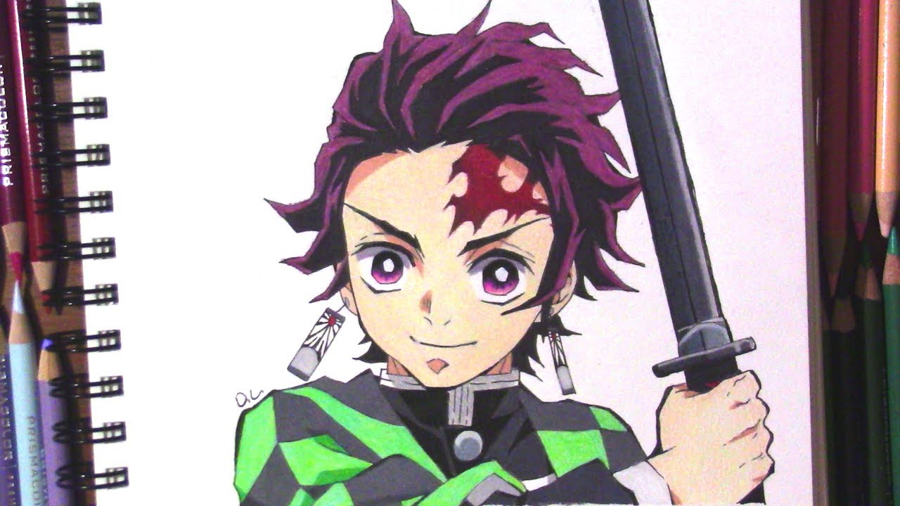 How To Draw Tanjiro Easy Step By Step Tanjiro Kamado From Demon Slayer