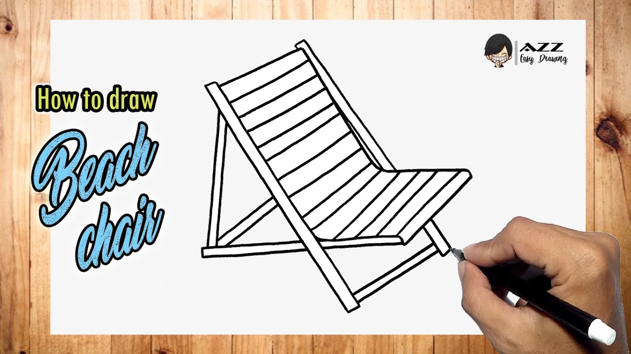 How To Draw Beach Chair Step By Step Youtube – Otosection