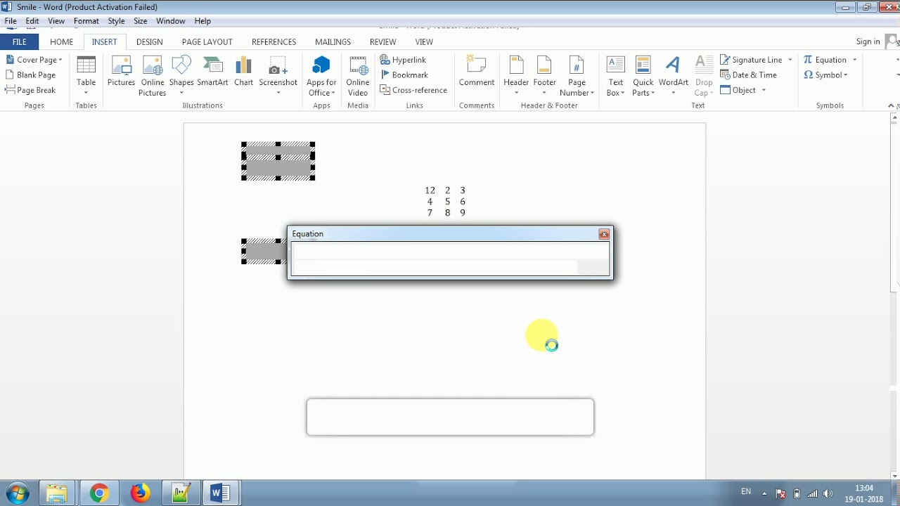 How To Make Large Matrix In Word