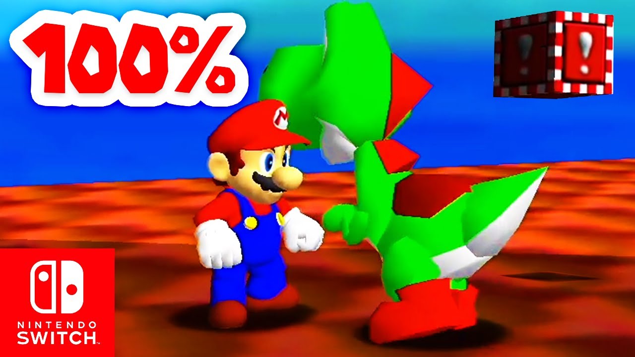 Super Mario 64 Nintendo Switch 100 Longplay Full Game Walkthrough