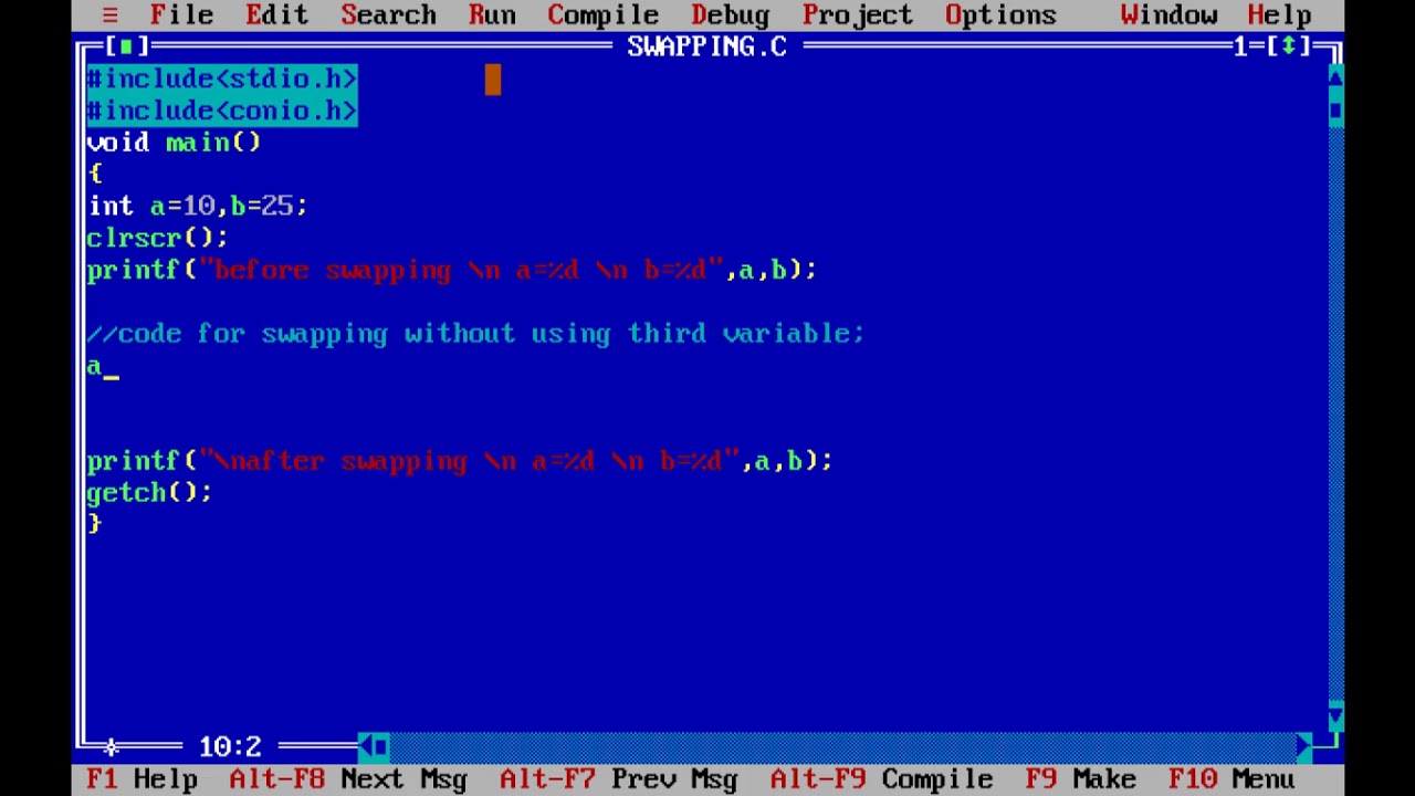 program-to-swap-two-variables-without-using-third-or-temp-variable