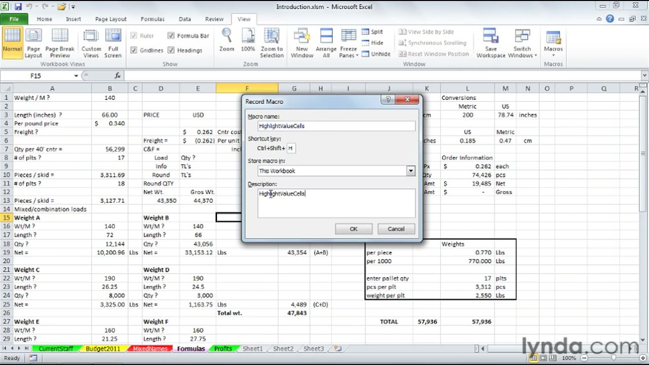 How to create macros in excel tutorial otosection