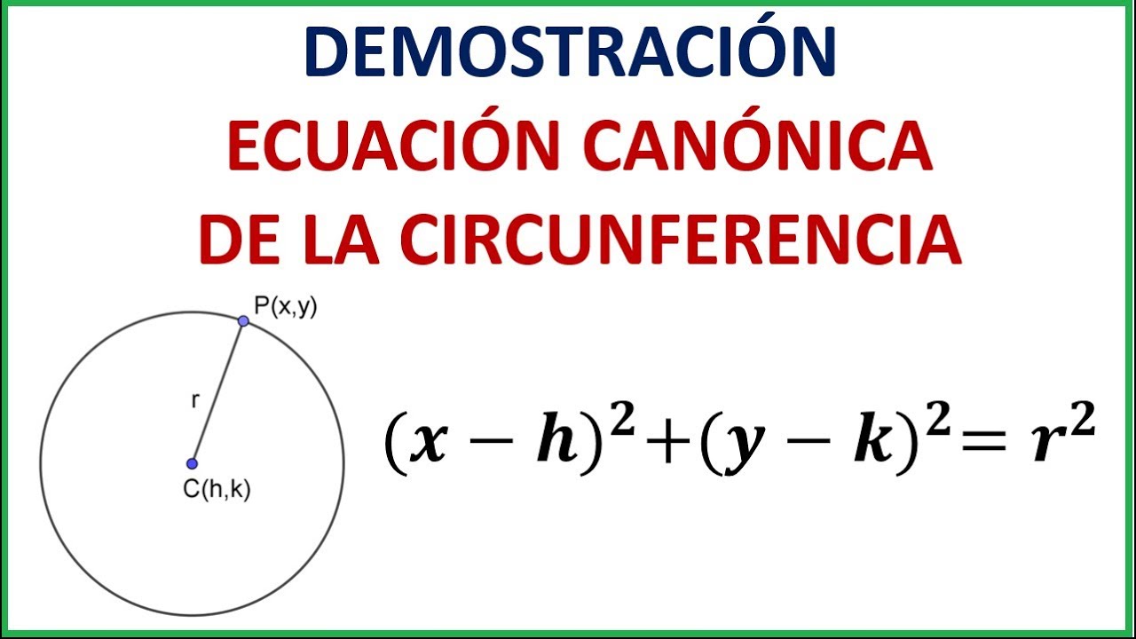 Forma Canonica De La Ecuacion De La Circunferencia Forma Blog Otosection
