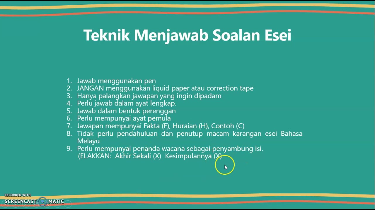 Cara Menjawab Sejarah Kertas 2 Spm Cara Menjawab Soalan Esei Geografi