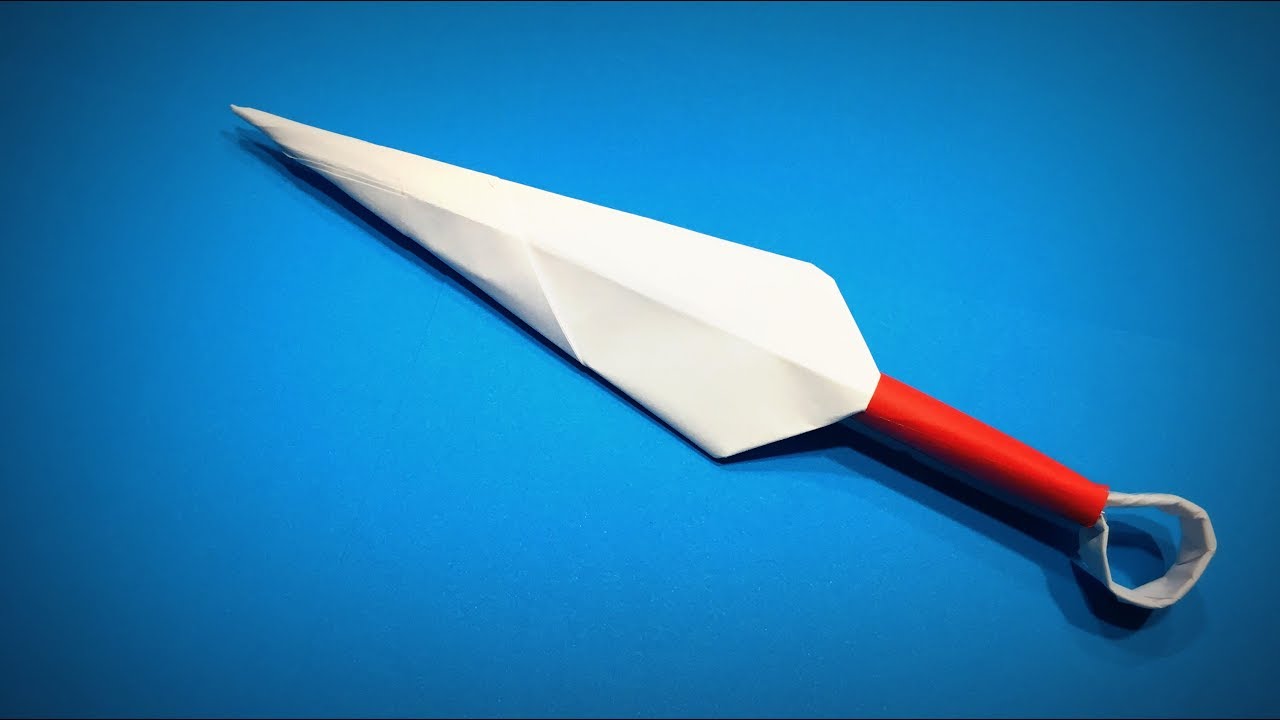 Comment Faire Des Armes De Ninja En Papier How To Make Kunai Naruto Easy Origami Ninja Weapon Paper Craft Diy