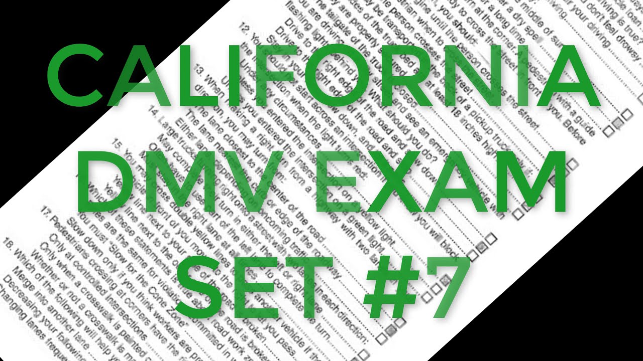 California Dmv Written Test 2023 2023 California Dmv Written Permit Test Actual Exam Otosection