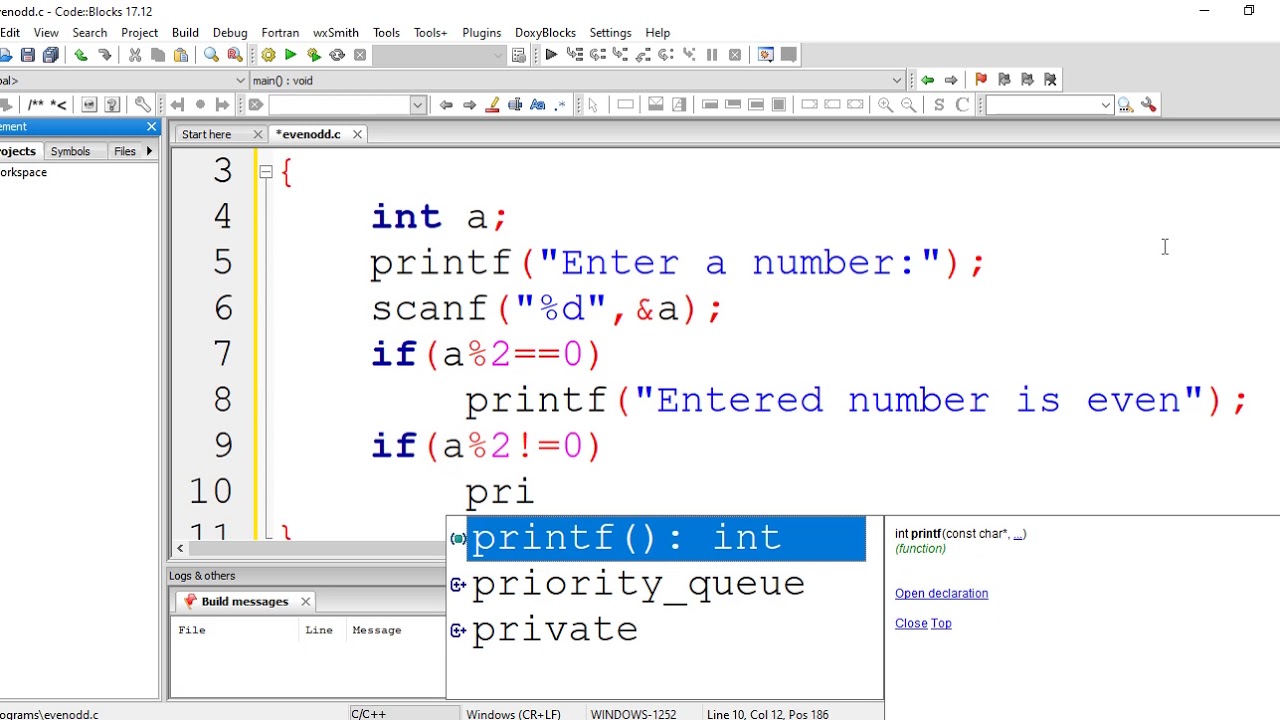 C Program For Sum Of Even And Odd Numbers In An Array