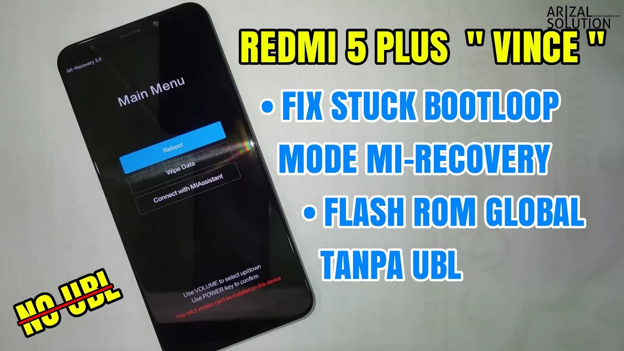 Cara Mengatasi Xiaomi Redmi 5a Stuck Recovery Mengatasi Masalah