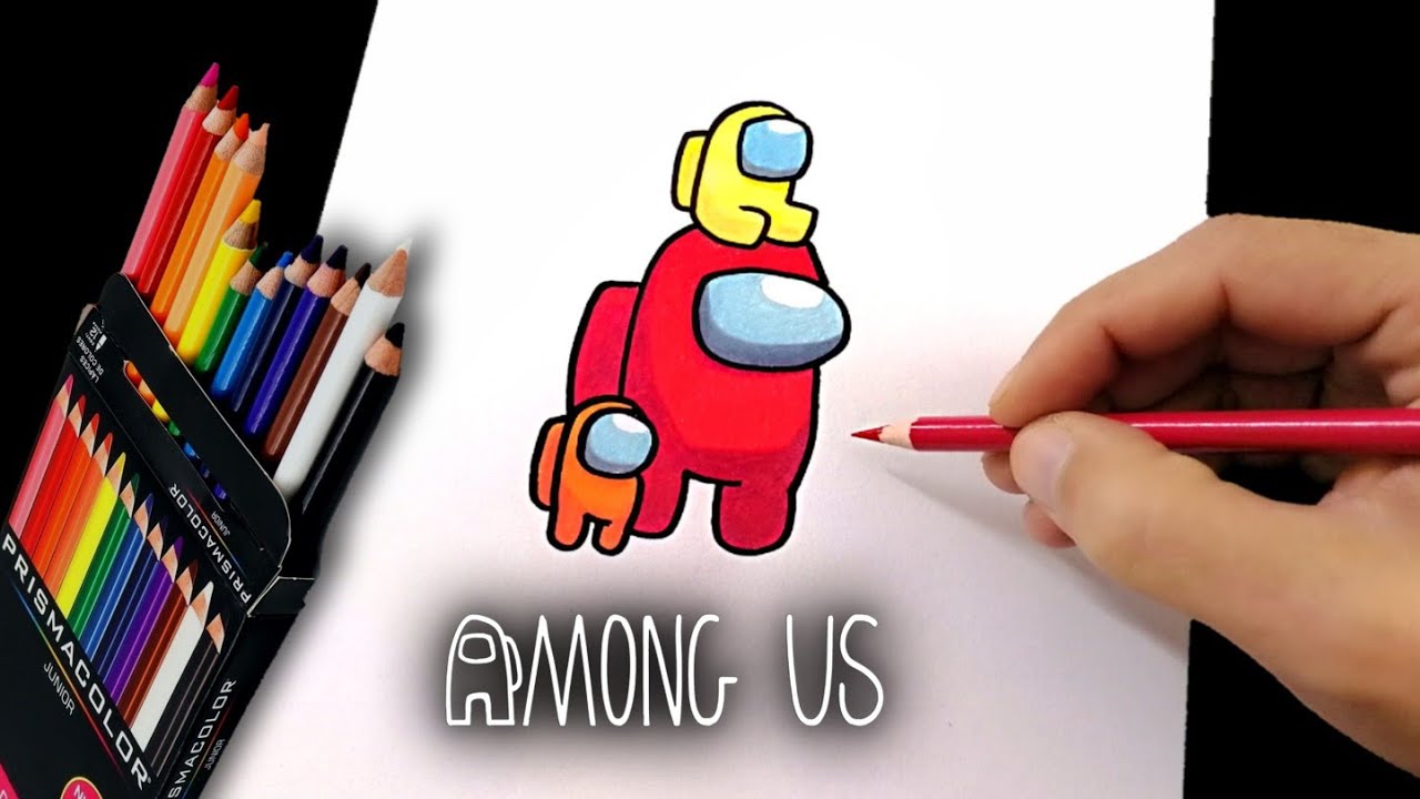 How To Draw Among Us Mini Crewmate Sitting Dibujos De Among Us Youtube