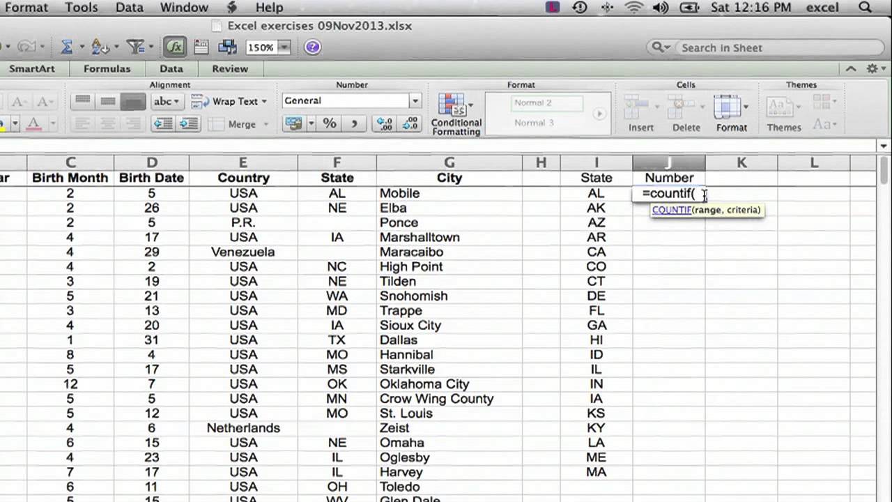 How To Count Number Of Cells Within A Range In Excel